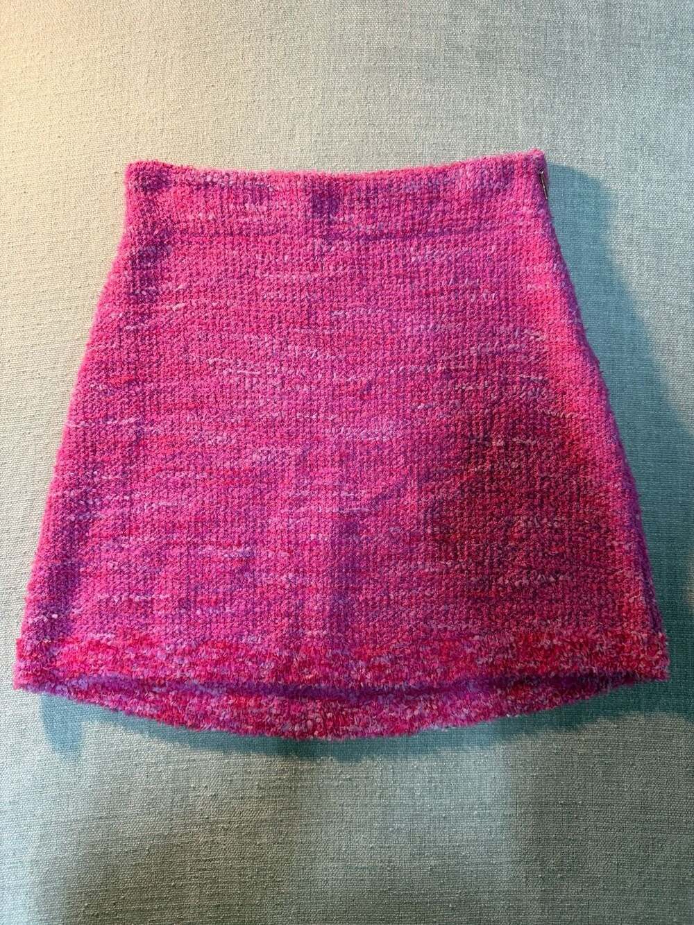 Kate Spade New York Pink Knit Tweed Mini Skirt